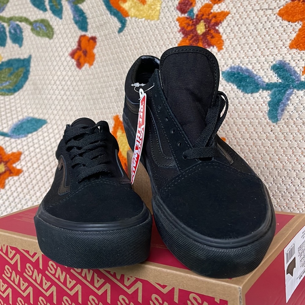 Vans Old School Platforms Black/Black WMNS - Picture 8 of 16